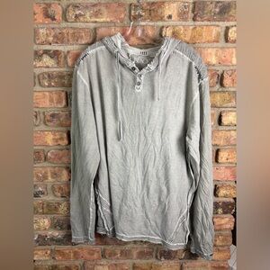 Buckle Black and Gray Hoodie